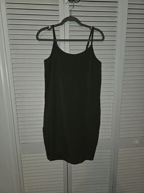 Bodycon Dress - Simple Spaghetti Strap